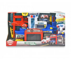 Simba Toys 203719021 - Dickie: Fire & Rescue Playset