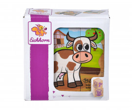 Simba Toys 100005203 - Eichhorn: Cube with Pictures – Farm