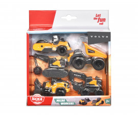 Simba Toys 203722008 - Dickie: Volvo Micro Worker Team