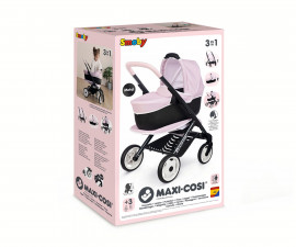 Simba Toys 7600253121 - Smoby: Maxi-Cosi Stroller 3-in-1 – Pink