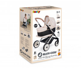 Simba Toys 7600253122 - Smoby:Maxi-Cosi Stroller 3-in-1 – Beige