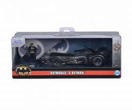 Simba Toys 9331704314R00 - Jada: Car 1:32 Batmobile 1989 with Batman Figure