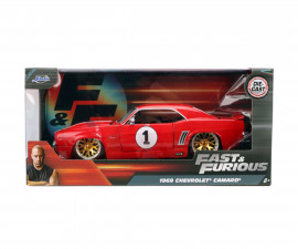 Simba Toys 9336151314R00 - Jada: Chevrolet Camaro 1969 Fast & Furious 1:24