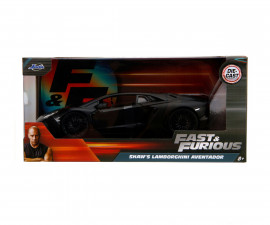 Simba Toys 9336152314R00 - Jada: Lamborghini Aventador Fast & Furious 1:24