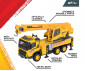 Simba Toys 8503723006 - Majorette: Volvo FMX Truck Crane thumb 4
