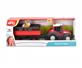 Simba Toys 204115012 - ABC: Massey Ferguson Animal Trailer