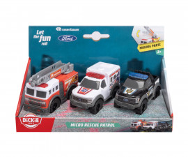Simba Toys 203712031 - Dickie: Micro Rescue Patrol, 2 assortment