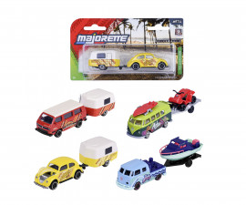 Simba Toys 8504102000 - Majorette: Volkswagen Trailer, 4 assortment