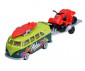 Simba Toys 8504102000 - Majorette: Volkswagen Trailer, T1 green thumb 2