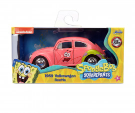 Simba Toys 9335479314R00 - Jada: Sponge Bob Patrick 1959 VW Beetle 1:32