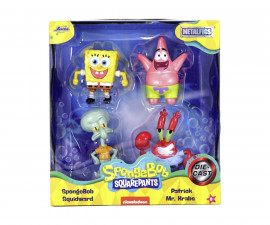Simba Toys 9335302314R00 - Jada: Sponge Bob 4-Pack Figures 2.5