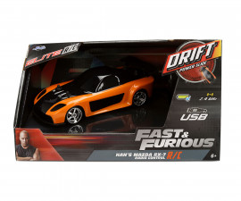 Simba Toys 9336313314R00 - Fast&Furious RC Drift Mazda RX-7 1:24