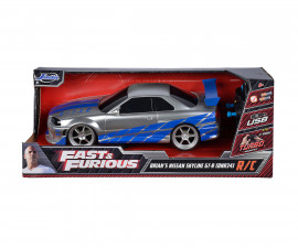 Simba Toys 9399370314R03 - Fast&Furious RC Nissan Skyline GTR 1:16