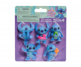 Just Play 46267 - Disney Lilo & Stitch Mini Figures 5 Pack