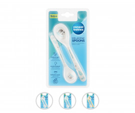 Mеламинови лъжици за хранене на бебе Canpol Exotic Animals, асортимент, 2 броя, 9м+ 4/530