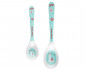 Mеламинови лъжици за хранене на бебе Canpol Exotic Animals, тюркоаз, 2 броя, 9м+ 4/530_TUR thumb 2