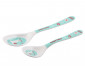 Mеламинови лъжици за хранене на бебе Canpol Exotic Animals, тюркоаз, 2 броя, 9м+ 4/530_TUR thumb 3