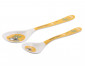 Mеламинови лъжици за хранене на бебе Canpol Exotic Animals, жълти, 2 броя, 9м+ 4/530_YEL thumb 3