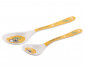 Mеламинови лъжици за хранене на бебе Canpol 2 броя, жълта панда 4/530 thumb 3