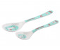 Mеламинови лъжици за хранене на бебе Canpol 2 броя, тюркоазена лама 4/530 thumb 3