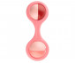 Дрънкалка с въртящи се топчета Canpol Barbell, розова 56/153_pin thumb 2