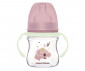 Бебешко пластмасово шише за мляко против колики Canpol Easy Start Sleepy Koala, 120 мл, розово 35/236_PIN thumb 2