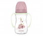 Бебешко пластмасово шише за мляко против колики Canpol Easy Start Sleepy Koala, 240 мл, розово 35/237_PIN thumb 2
