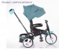 Детска триколка с родителски контрол и обръщаща се седалка Lorelli Jaguar, Black&Yellow 10050292101 thumb 8