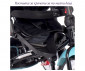 Детска триколка с родителски контрол и обръщаща се седалка Lorelli Jaguar, Red&Black Luxe 10050292103 thumb 7