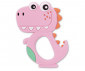 Играчка за бебета силиконова гризалка Lorelli Дино Lucky, розова 10210820002 thumb 2