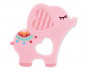 Играчка за бебета силиконова гризалка Lorelli Слонче Lucky, розова 10210830002 thumb 2