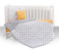 Бебешки спален комплект Lorelli Ранфорс, 4 части, облаци сиво 20800024901 thumb 3