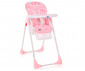 Детски стол за хранене Lorelli Cryspi, Pink Hearts 10100442111 thumb 2