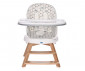Детско столче за хранене с въртяща се седалка Lorelli Napoli, Grey Hexagons 10100472132 thumb 4