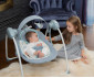 Електрическа бебешка люлка за новородено до 9кг Lorelli Portofino, Cool Grey Stars 10090062147 thumb 6