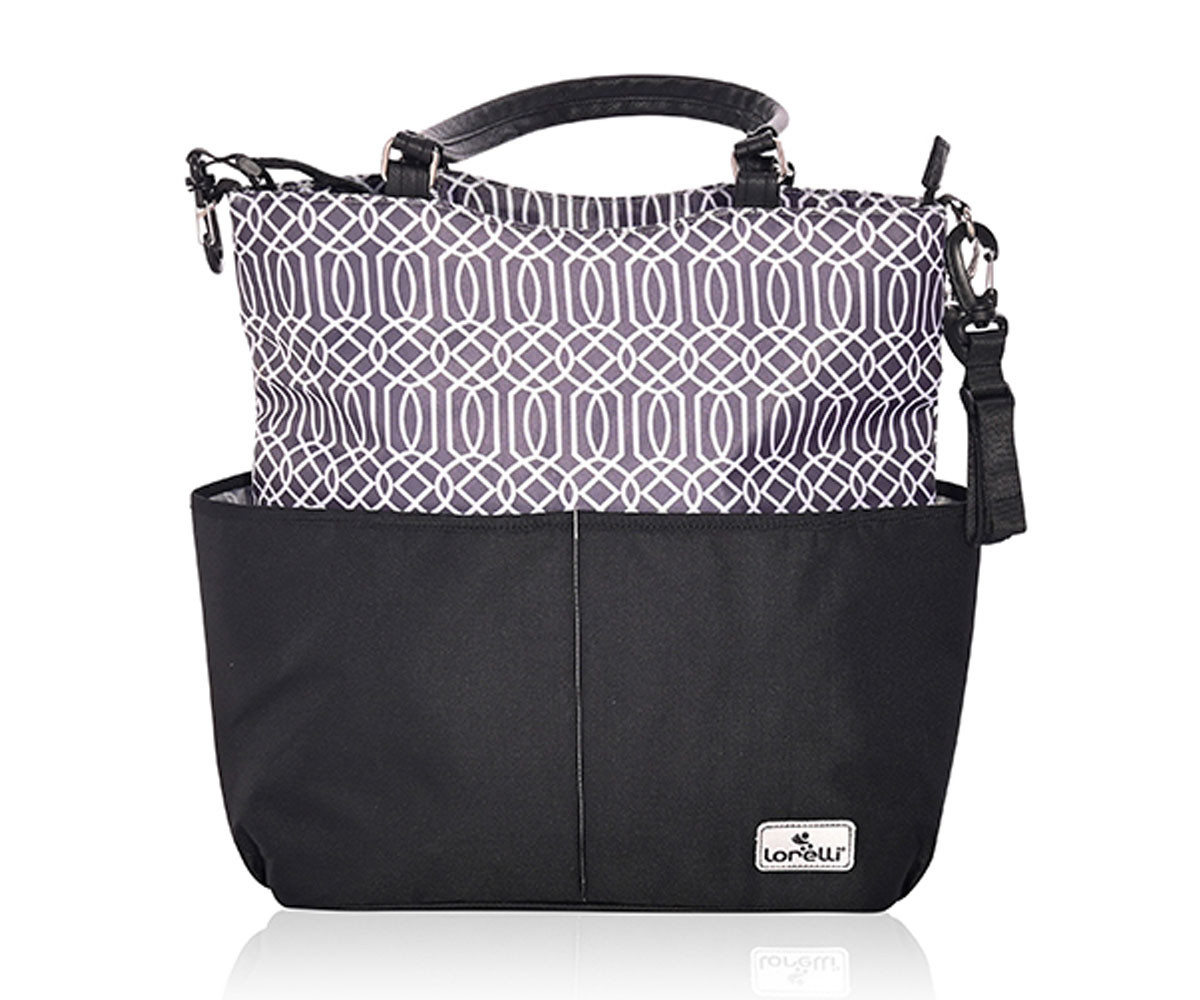 Чанта за количка за бебешки и детски аксесоари с термоизолатор Lorelli Laura, Black 10040240002