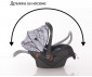 Бебешко столче/кошница за автомобил за новородени бебета с тегло до 13кг. Lorelli Pluto, Light grey 10071212119 thumb 3