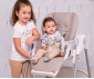Сгъваемо столче за хранене с функция люлка на дете до 15кг Lorelli Camminando, Pink 10090040003 thumb 4
