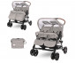 Бебешка количка за близнаци с чанта Lorelli Twin, Grey 10020072184 thumb 5