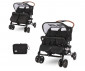 Бебешка количка за близнаци с чанта Lorelli Twin, Black 10020072185 thumb 5