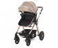 Детска комбинирана количка с трансформираща се седалка и столче за кола Lorelli Alexa Set, Pearl Beige 10021292182 thumb 4