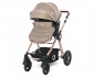 Детска комбинирана количка с трансформираща се седалка и столче за кола Lorelli Alexa Set, Pearl Beige 10021292182 thumb 5