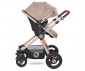 Детска комбинирана количка с трансформираща се седалка и столче за кола Lorelli Alexa Set, Pearl Beige 10021292182 thumb 6