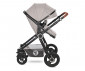Детска комбинирана количка с трансформираща се седалка и столче за кола Lorelli Alexa Set, Opaline Grey Elephants 10021292185 thumb 6