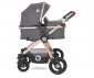 Детска комбинирана количка с трансформираща се седалка и столче за кола Lorelli Alexa Set, Opaline Luxe Black 10021292186 thumb 3