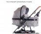 Комбинирана бебешка количка с обръщаща се седалка за деца до 15кг Lorelli Lora Set, String Dots 10021282115 thumb 15