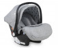 Комбинирана бебешка количка с обръщаща се седалка за деца до 15кг Lorelli Lora Set, Cool Grey Elephants 10021282123 thumb 10