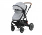 Комбинирана бебешка количка с обръщаща се седалка за деца до 15кг Lorelli Lora Set, Cool Grey Elephants 10021282123 thumb 5