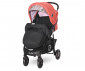 Бебешка количка с покривало Lorelli Martina, Black & Ginger Orange 10021712181 thumb 2