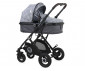 Комбинирана бебешка количка с обръщаща се седалка за деца до 22кг Lorelli Sena Set, Grey Squared 10021612100 thumb 2